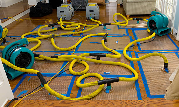 Professional Flood Damage Restoration technician working in Kings Park, VA